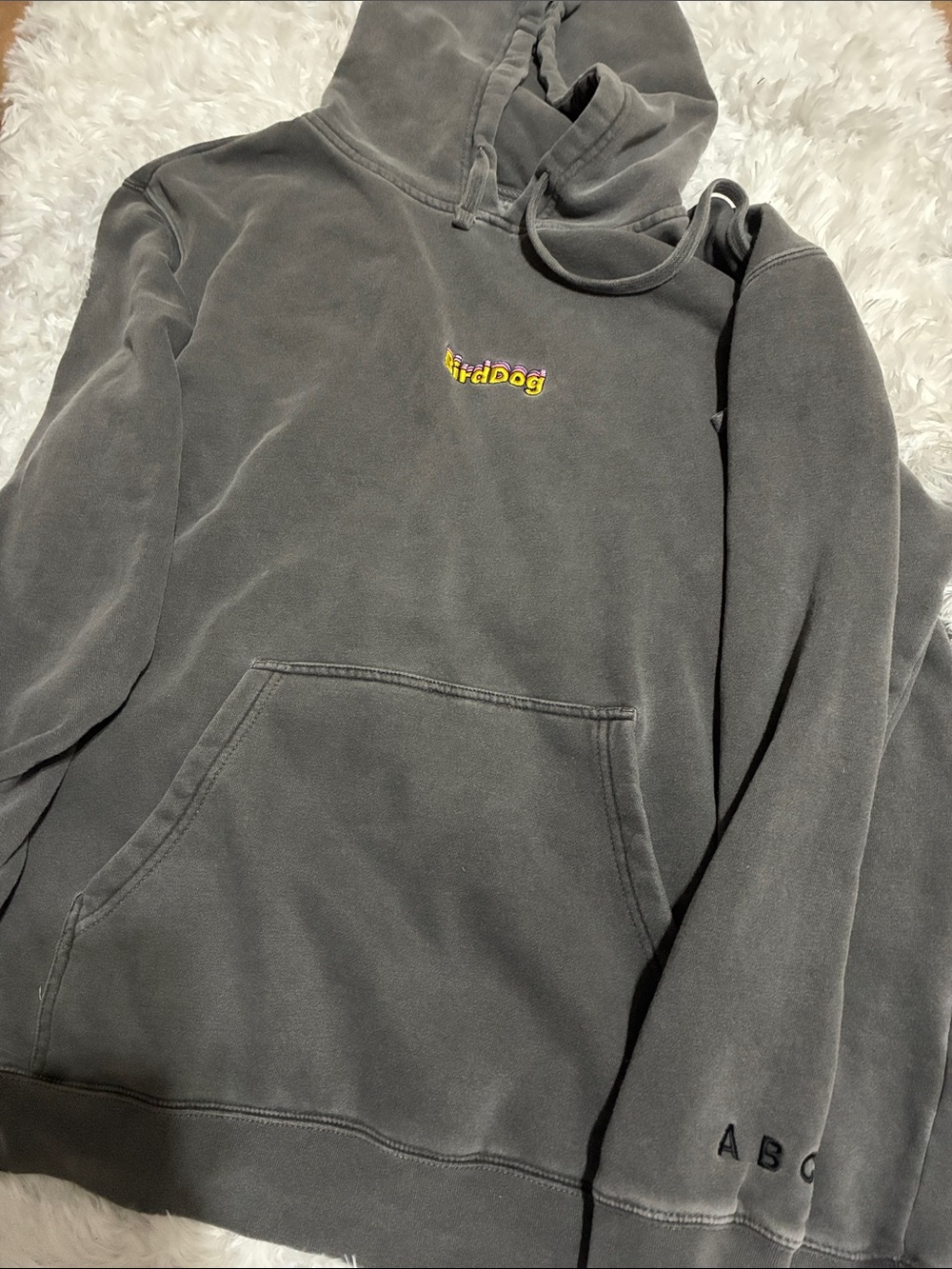 Independent Birddogs Men’s Charcoal Gray Crewneck Hoodie large